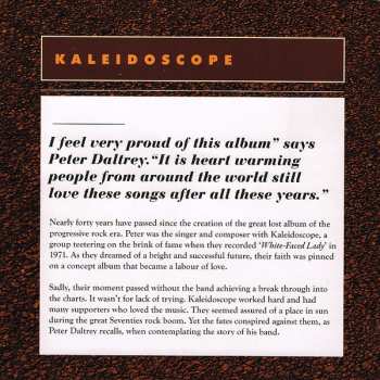 CD Kaleidoscope: White Faced Lady DIGI