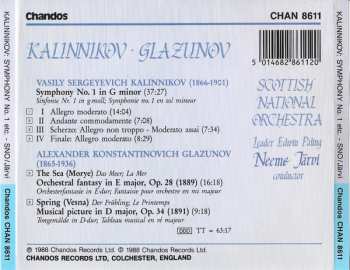 CD Alexander Glazunov: Symphony No. 1 / The Sea Op. 28 / Spring Op. 34
