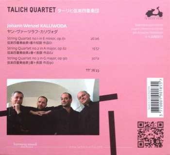 CD Talich Quartet: Kalliwoda 3 String quartets 