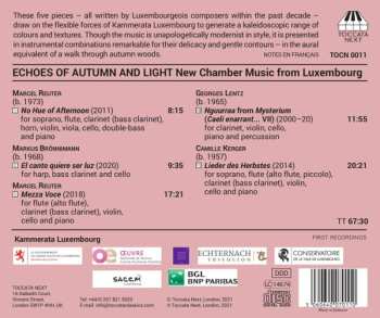 CD Georges Lentz: Echoes Of Autumn And Light (New Chamber Music From Luxembourg)