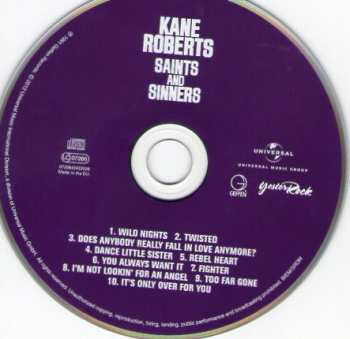 2CD Kane Roberts: Saints And Sinners LTD