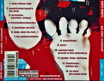 CD Kaput Krauts: Quo Vadis Arschloch