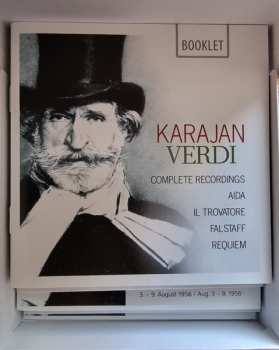 8CD/Doos Herbert von Karajan: Aida, Il Trovatore, Falstaff, Requiem