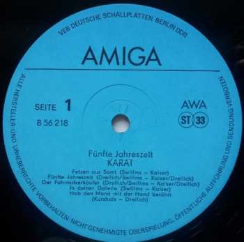 LP Karat: Fünfte Jahreszeit
