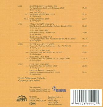 4CD/Doos The Czech Philharmonic Orchestra: Ančerl's Contemporaries