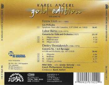 CD Franz Liszt: Liszt: Les Préludes; Lubor Barta: Viola Concerto; Shostakovich: Cello Concerto No. 1