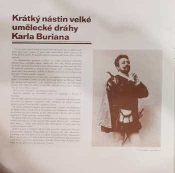 LP Karel Burian: Pěvecký Portrét