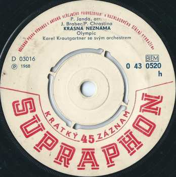 SP Olympic: Docela Obyčejná Píseň / Krásná Neznámá