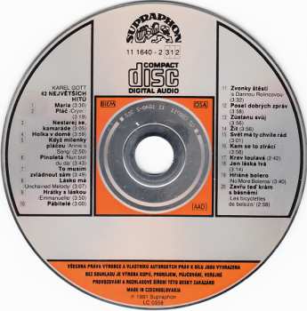 2CD Karel Gott: 42 Největších Hitů