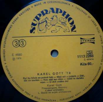 LP Karel Gott: Karel Gott '79