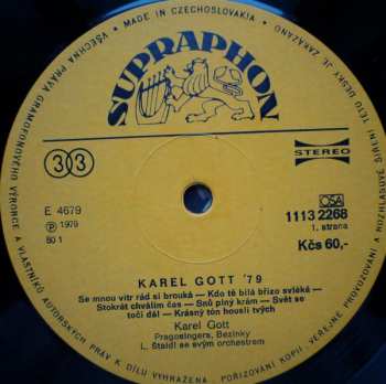 LP Karel Gott: Karel Gott '79