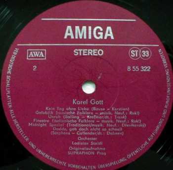 LP Karel Gott: Karel Gott