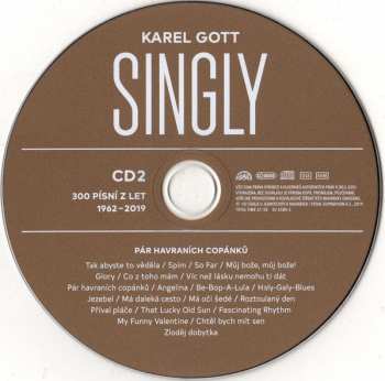 15CD/Doos Karel Gott: Singly (300 Písní Z Let 1962-2019)