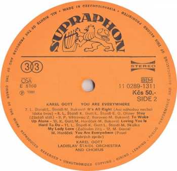 LP Karel Gott: You Are Everywhere