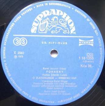 LP Karel Höger: Pohádky (Živá Voda / O Zlatovlásce / Hrnéčku Vař)