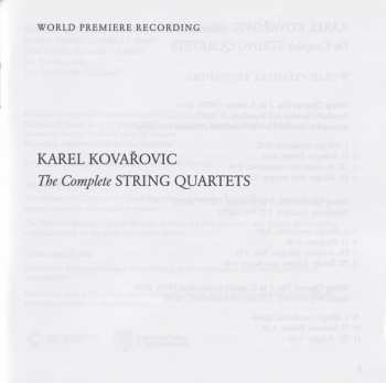 CD Karel Kovařovic: The Complete String Quartets