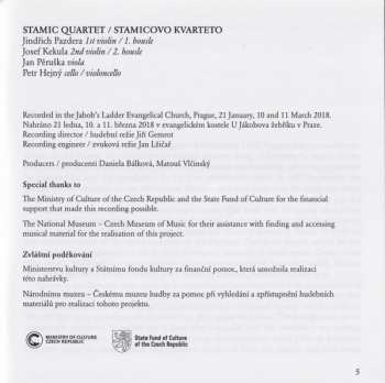 CD Karel Kovařovic: The Complete String Quartets