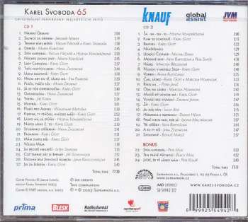 2CD Karel Svoboda: 65 (Originální Nahrávky Největších Hitů)