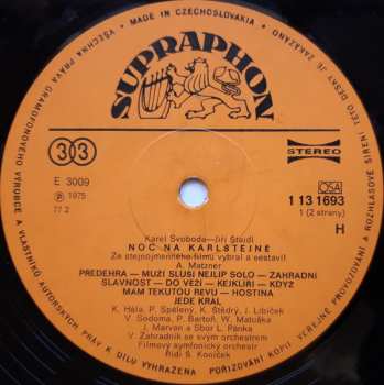 LP Karel Svoboda: Noc Na Karlštejně