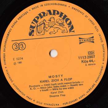 LP Karel Zich: Mosty
