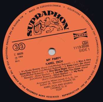 LP Karel Zich: My Party