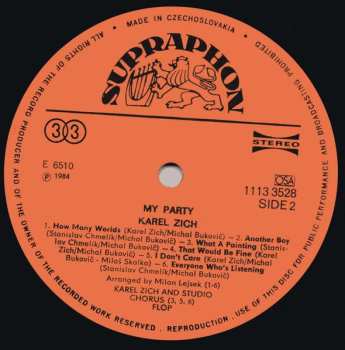 LP Karel Zich: My Party
