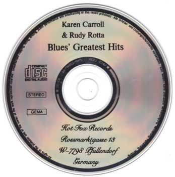 CD Rudy Rotta: Blues' Greatest Hits