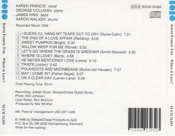 CD Karen Francis: Where Is Love?