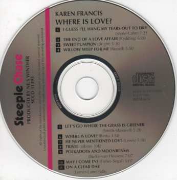 CD Karen Francis: Where Is Love?