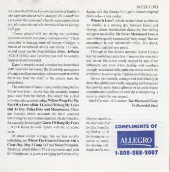 CD Karen Francis: Where Is Love?