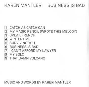 CD Karen Mantler: Business Is Bad