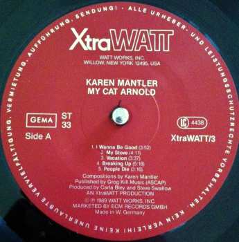 LP Karen Mantler: My Cat Arnold
