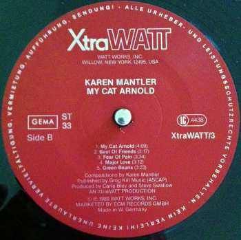 LP Karen Mantler: My Cat Arnold