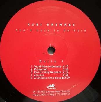 LP Kari Bremnes: You'd Have To Be Here