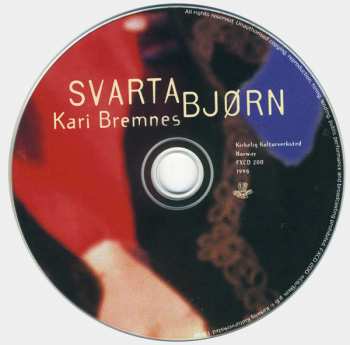 CD Kari Bremnes: Svarta Bjørn