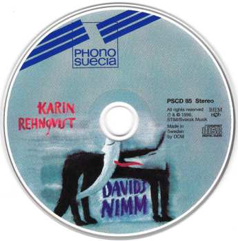 CD Karin Rehnqvist: Davids Nimm