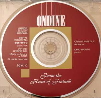 CD Karita Mattila: From The Heart Of Finland