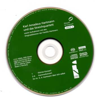 3SACD Karl Amadeus Hartmann: Karl Amadeus Hartmann Und Das Streichquartett