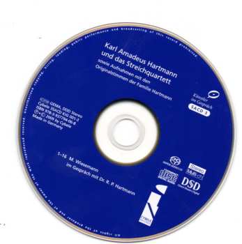 3SACD Karl Amadeus Hartmann: Karl Amadeus Hartmann Und Das Streichquartett