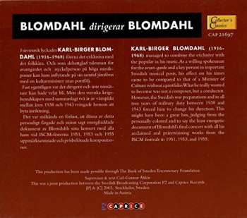 CD Sveriges Radios Symfoniorkester: Blomdahl Dirigerar Blomdahl