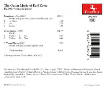 CD Karl Korte: The Guitar Music Of Karl Korte