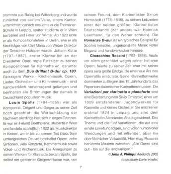 CD Karl Leister: Romantic Clarinet