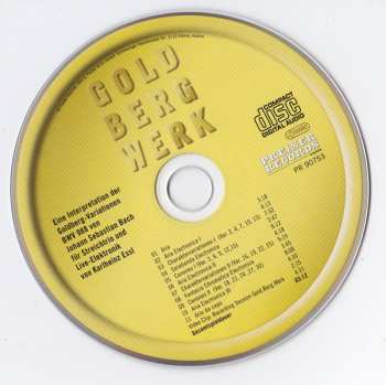 CD/DVD Johann Sebastian Bach: Gold.Berg.Werk