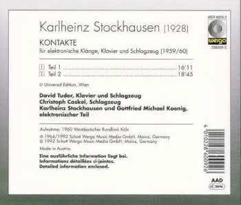 CD Karlheinz Stockhausen: Kontakte