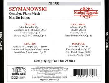 4CD Karol Szymanowski: Complete Piano Music