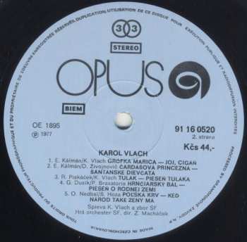 LP Karol Vlach: Karol Vlach