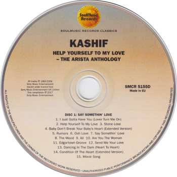 2CD Kashif: Help Yourself To My Love (The Arista Anthology)