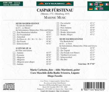 CD Diego Fasolis: Masonic Music