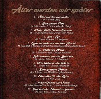CD Kastelruther Spatzen: Älter Werden Wir Später