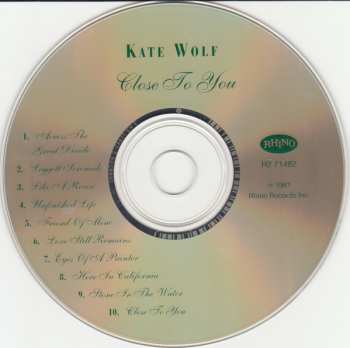 CD Kate Wolf: Close To You